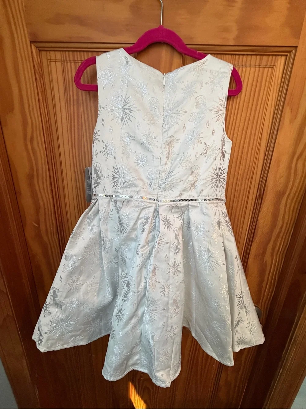 Disney White and Silver Sparkle Snowflake Party Dress